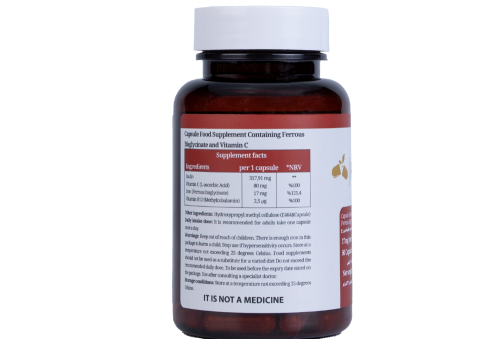 Ferrous Bisglycinate  with  Vitamin C & B12